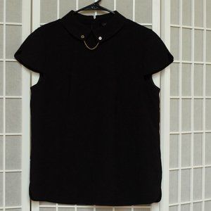 Ted Baker London Black Shirt with Gold Chain